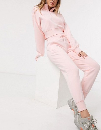 New Balance Tracksuit in Pink - flipped