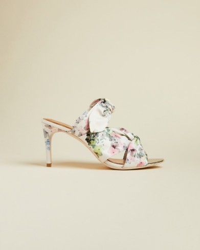 Ted Baker SERANAP Pergola mules ivory ~ floral occasion shoes