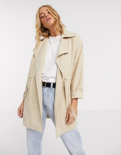 Pimkie light weight jacket in beige – neutral lightweight jackets