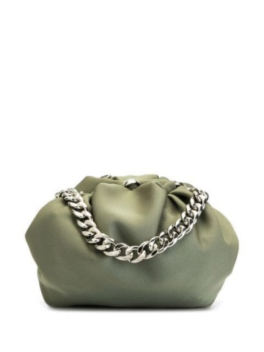 0711 Shu small green tote bag