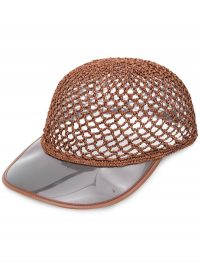 STELLA MCCARTNEY mesh visor cap ~ summer hats & caps