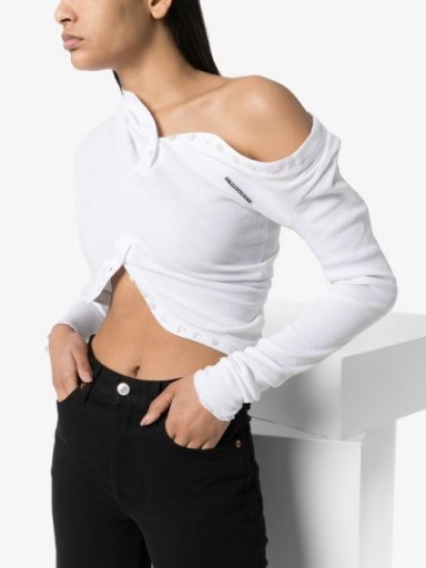 Y/PROJECT cropped asymmetric top