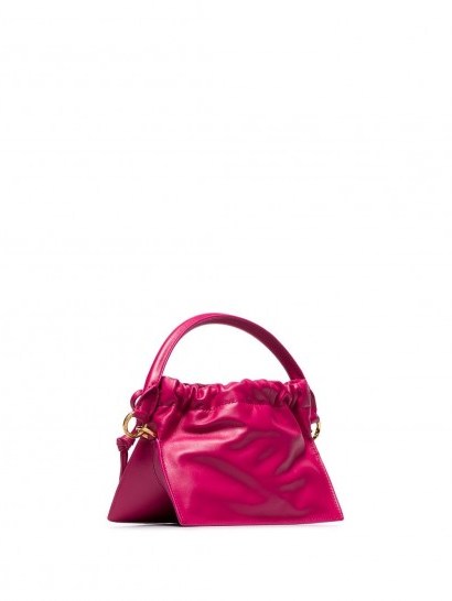 YUZEFI Mini Bom bag fuchsia pink / small, bright handbags - flipped