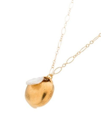 ALIGHIERI 24K gold-plated The Jaja pearl necklace | pendant necklaces - flipped
