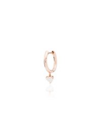 ANITA KO 18kt gold heart-cut diamond hoop earring | luxe single earrings