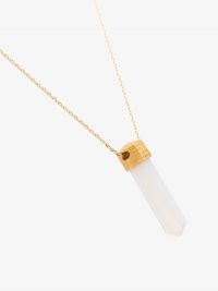 Anni Lu Gold Vermeil Opalite Pendant Necklace | crystal pendants