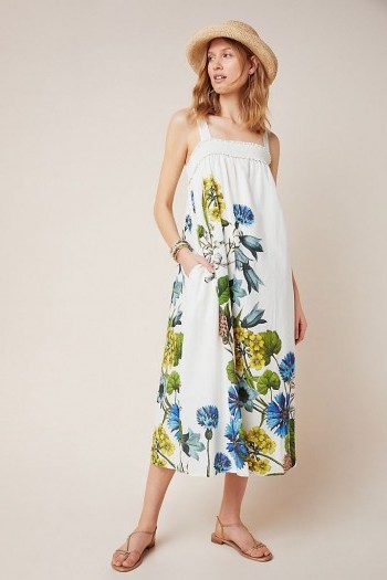 Maeve Bettie Maxi Dress / flower print sundress - flipped