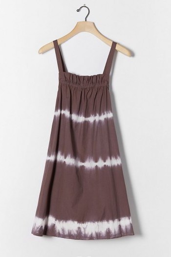 Othilia Bissa Tie-Dye Swing Dress Brown Motif - flipped
