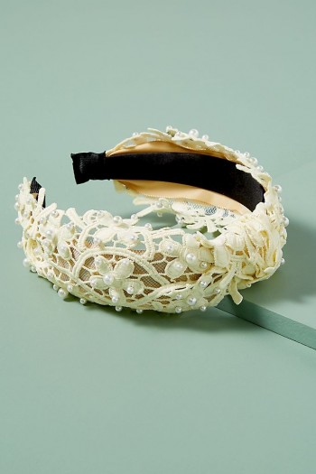Misty Crochet Headband / cream headbands