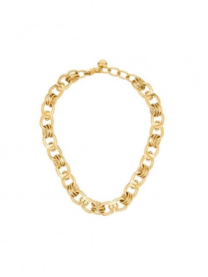BRINKER & ELIZA Juliet gold-tone necklace / chunky chain necklaces - flipped