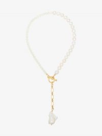 Brinker & Eliza White Rosalita Pearl Necklace – pearls – summer necklaces