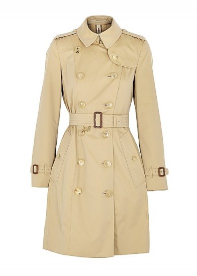 BURBERRY Chelsea camel cotton trench coat | classic coats