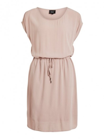 OBJECT CAP SLEEVED MINI DRESS Pink / Adobe Rose – summer day dresses
