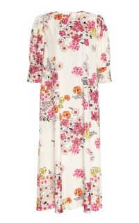 byTiMo Delicate Floral-Print Jersey Midi Dress