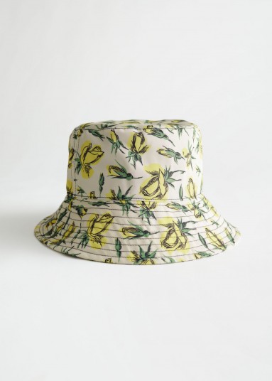 & other stories Floral Bucket Hat Yellow Florals