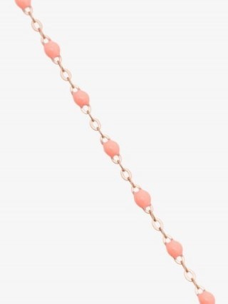 Gigi Clozeau 18K Rose Gold Beaded Necklace - flipped