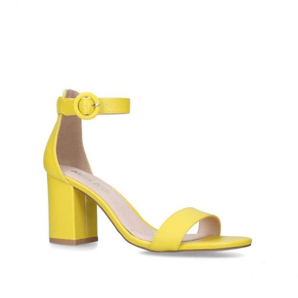 MISS KG GISELLE Yellow Block Heel Sandals