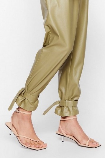 Got Toe Be You Faux Leather Strappy Sandals – nasty gal shoes - flipped