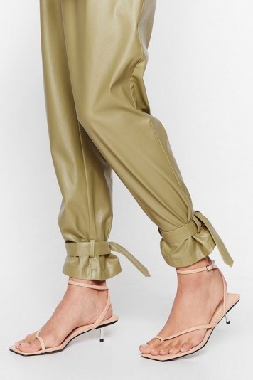 Got Toe Be You Faux Leather Strappy Sandals – nasty gal shoes