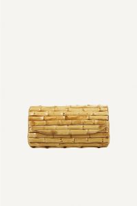 HEIDI KLEIN Savannah Bay Bamboo Clutch / summer evening bags