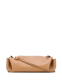 JIL SANDER Accordion shoulder bag | elongated leather handbags