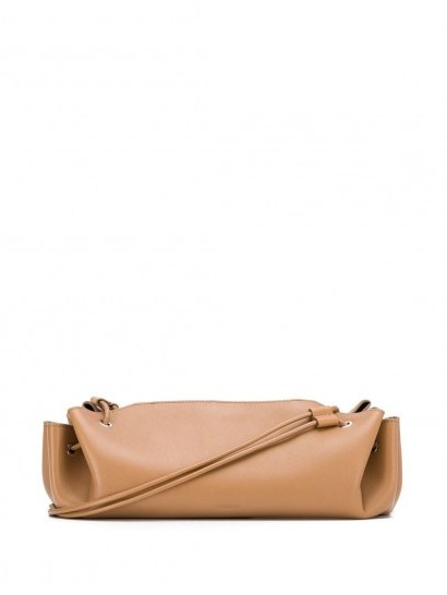 JIL SANDER Accordion shoulder bag | elongated leather handbags - flipped