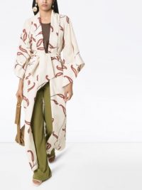 JOHANNA ORTIZ Soul Quest printed kimono | longline floaty jacket