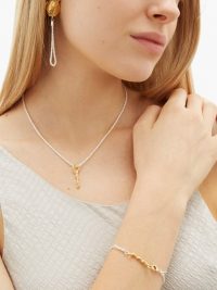 ALIGHIERI 24kt gold-gilded earrings, necklace and bracelet