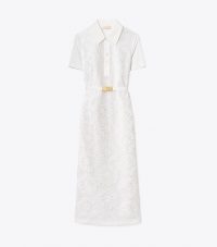 Tory Burch LACE POLO DRESS / white summer dresses