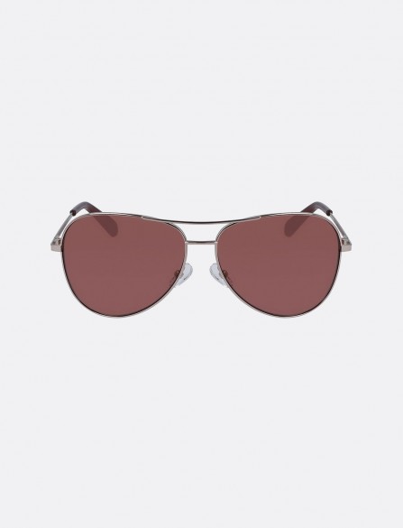 DRAPER JAMES Landry Sunglasses in Rose Gold | metal frames