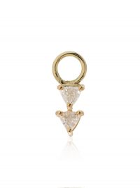 LIZZIE MANDLER FINE JEWELRY 18kt gold diamond earring charm / single charms