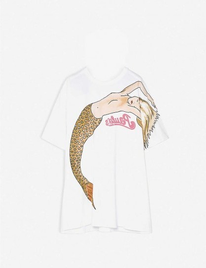 LOEWE Loewe x Paula’s mermaid-print cotton T-shirt / mermaids - flipped
