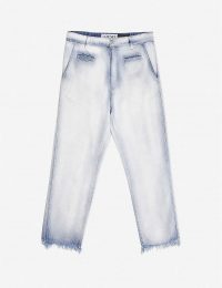 LOEWE Loewe x Paula’s raw-edged straight high-rise jeans light blue