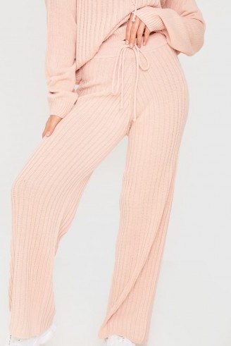 LORNA LUXE BLUSH ‘LULLABY’ CO-ORD TROUSER - flipped