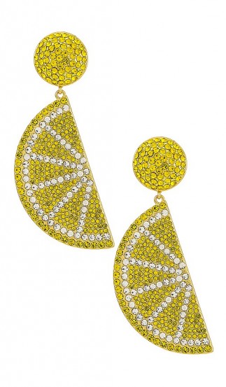 LPA Caspian Earring Lemon Yellow | fruit earrings | lemons