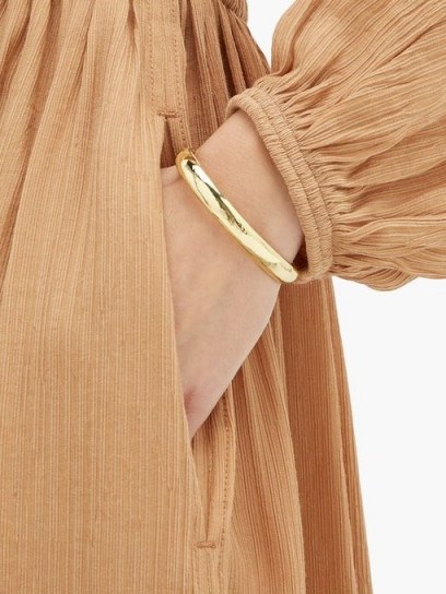 AURÉLIE BIDERMANN Maria 18kt gold-plated bracelet ~ simple bangles ~ modern bracelets - flipped