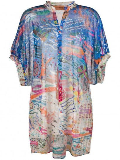 MISSONI MARE beach-print beach shirt / holiday cover-up - flipped