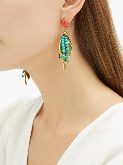 AURÉLIE BIDERMANN Monterosso 18kt gold-plated earrings - flipped