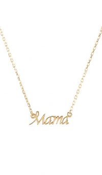 Natalie B Jewelry Mama Necklace | gold plated name necklaces