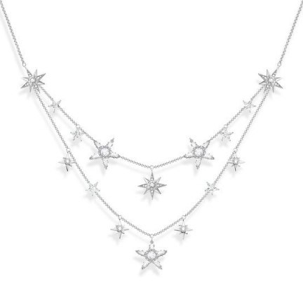 Thomas Sabp Necklace stars – double-row charm necklaces - flipped