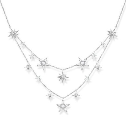 Thomas Sabp Necklace stars – double-row charm necklaces