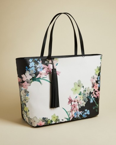 TED BAKER AYELIIE Pergola shopper bag / flower print shoppers