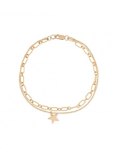 PETITE GRAND Star bracelet – double chain bracelets – stars - flipped
