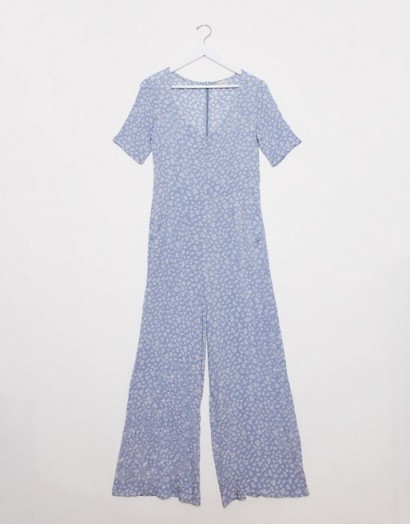Pimkie floral jumpsuit in light blue / floaty summer jumpsuits