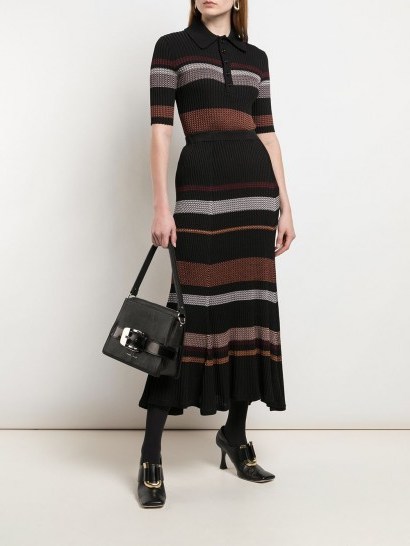 PROENZA SCHOULER zig zag stripe knitted skirt - flipped