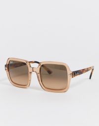 Ray-ban square sunglasses in pink ORB2188 | square frames