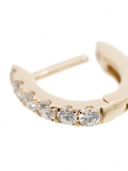 ROXANNE FIRST 14K yellow gold mini chubby diamond earring