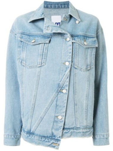 SJYP asymmetric denim jacket