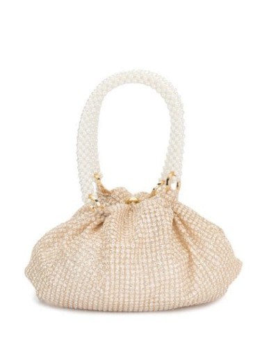0711 sparkly Shu tote | small gold-tone bags - flipped