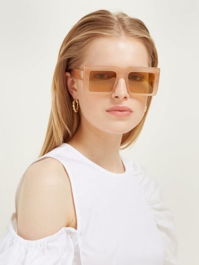 LOEWE Square-frame acetate sunglasses ~ large chic sunnies